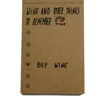 To do list notepad wine - Gift for wine lover - Funny notepad with tear off pages - funny planner wine - grocery list wine note pad
