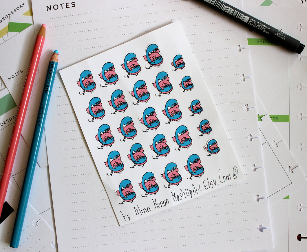 Phone stickers for planner  stickers to call planner stickers call reminder stickers cute pig stickers for life planner