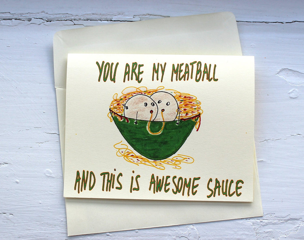 Funny anniversary card for him - cute card for anniversary husband - awesome sauce anniversary card for boyfriend -  i love you card