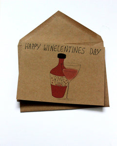 Funny Valentine's day card best friend wine valentine's day card galentines day card happy valentine's funny card funny valentines friends