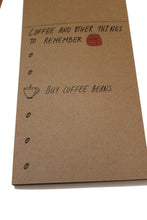To do list notepad - Tear off notepad - Coffee notepad - Coffee lover gift - I love coffee to do list